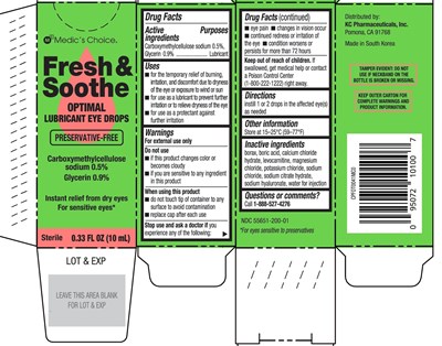 Fresh And Soothe Optimal Lubricant Eye Drops (Medicschoice Pfot  Fresh And Soothe)